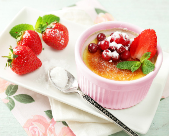 Strawberry Creme Brulee